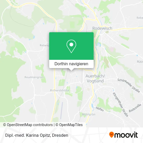 Dipl.-med. Karina Opitz Karte