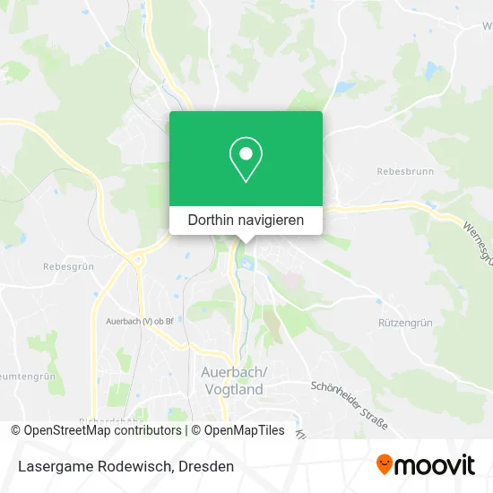 Lasergame Rodewisch Karte