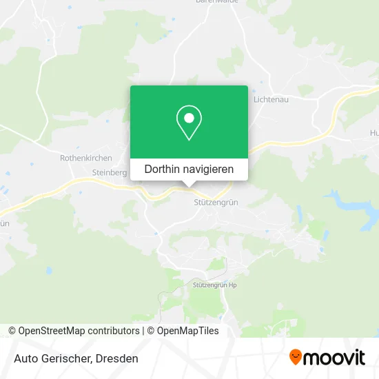 Auto Gerischer Karte