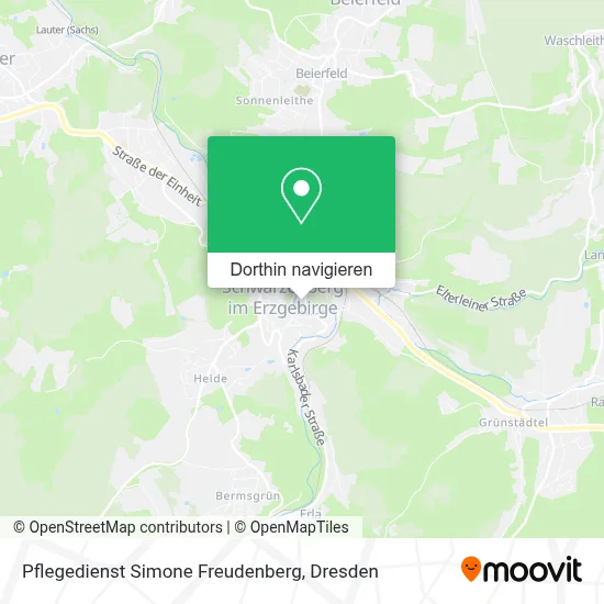 Pflegedienst Simone Freudenberg Karte