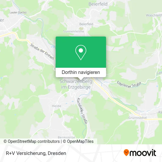 R+V Versicherung Karte