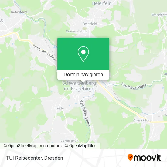 TUI Reisecenter Karte