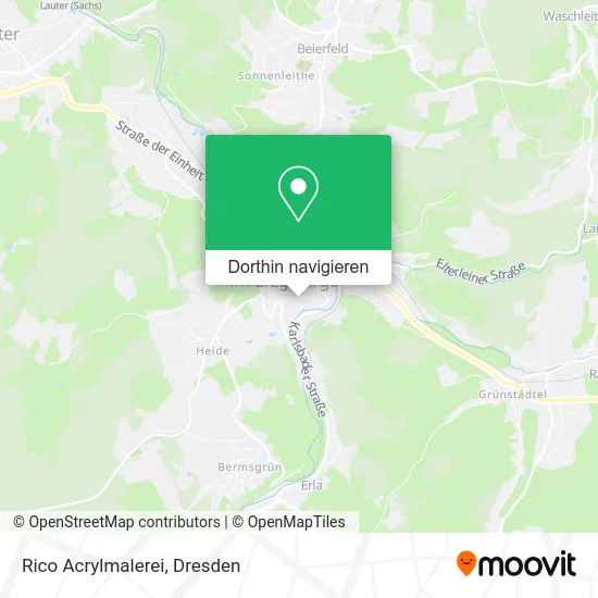 Rico Acrylmalerei Karte