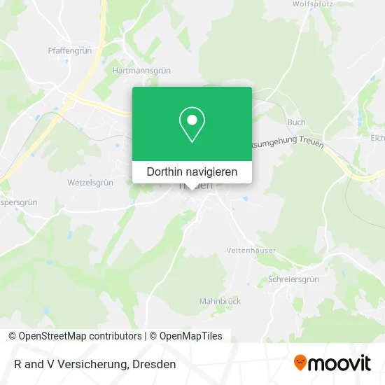 R and V Versicherung Karte