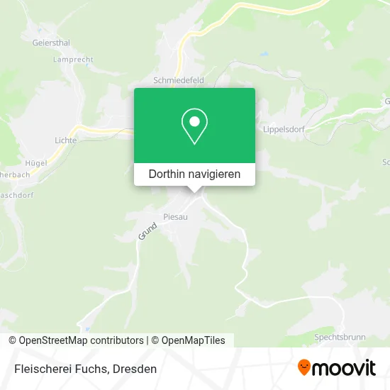 Fleischerei Fuchs Karte
