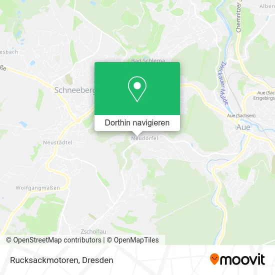 Rucksackmotoren Karte