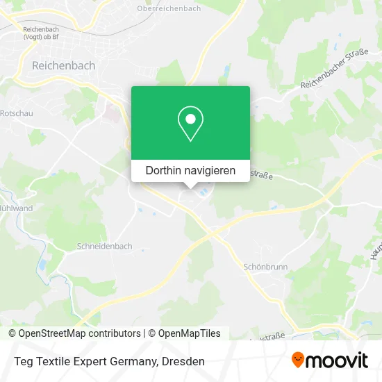 Teg Textile Expert Germany Karte