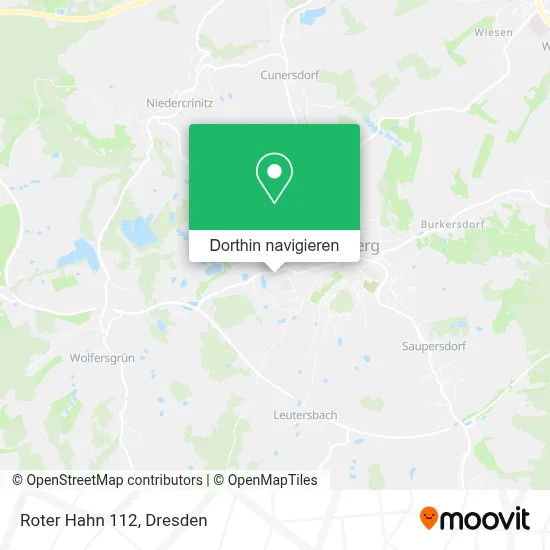 Roter Hahn 112 Karte