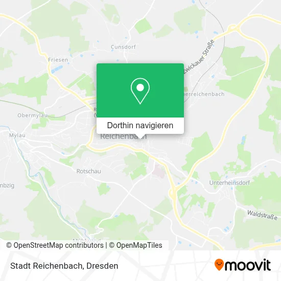 Stadt Reichenbach Karte