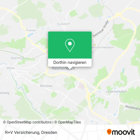 R+V Versicherung Karte