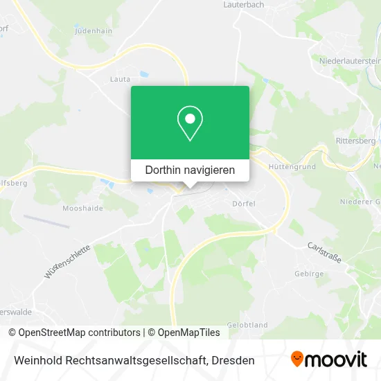 Weinhold Rechtsanwaltsgesellschaft Karte