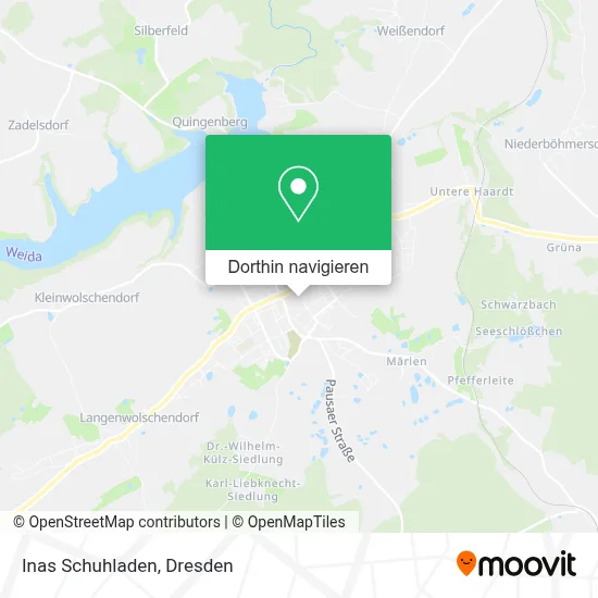 Inas Schuhladen Karte