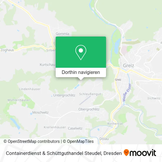 Containerdienst & Schüttguthandel Steudel Karte