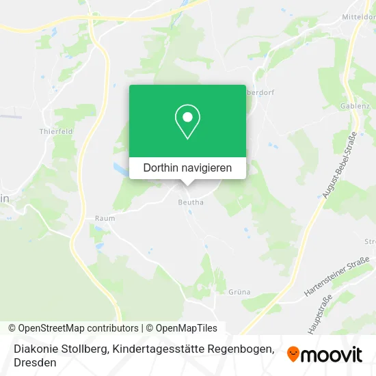 Diakonie Stollberg, Kindertagesstätte Regenbogen Karte