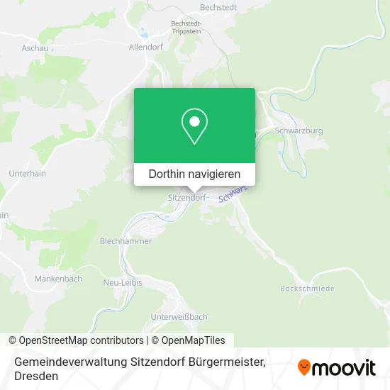 Gemeindeverwaltung Sitzendorf Bürgermeister Karte