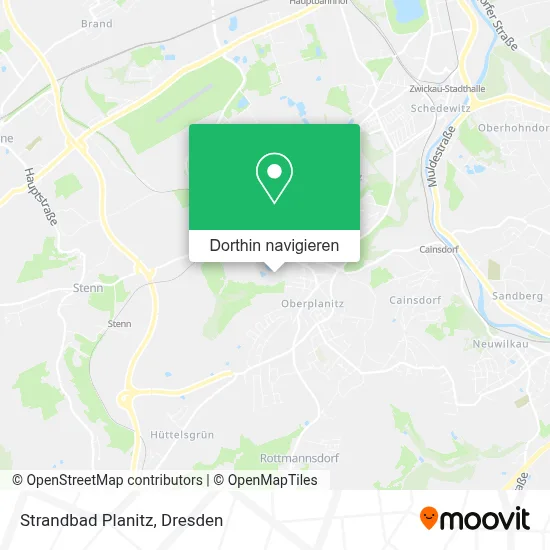 Strandbad Planitz Karte