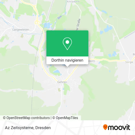 Az Zeitsysteme Karte