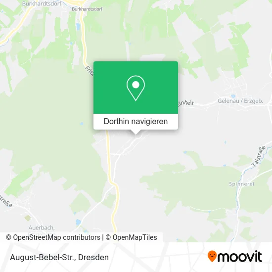 August-Bebel-Str. Karte