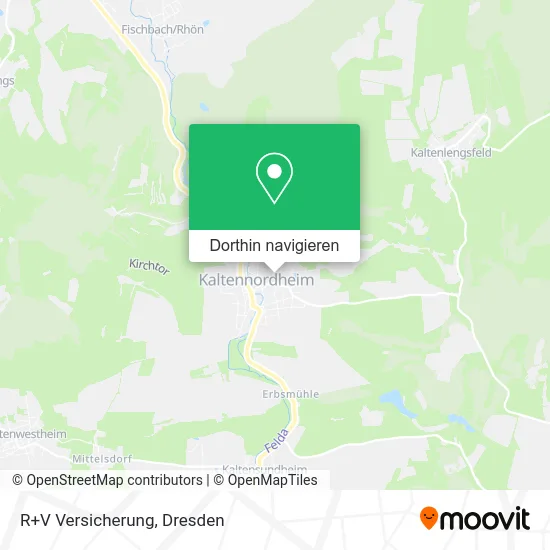 R+V Versicherung Karte