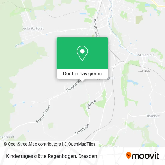 Kindertagesstätte Regenbogen Karte