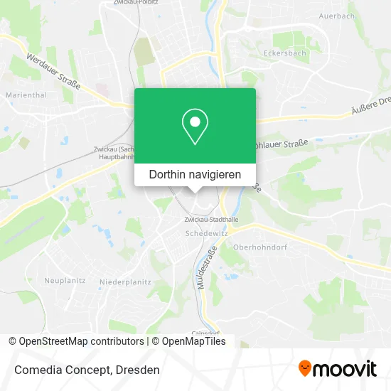 Comedia Concept Karte