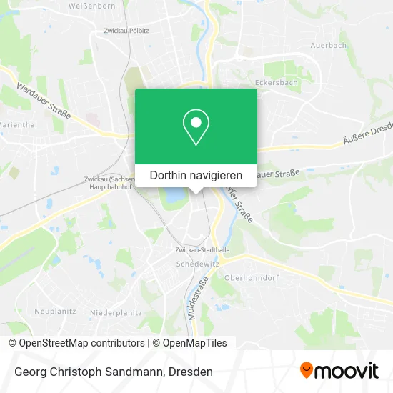 Georg Christoph Sandmann Karte