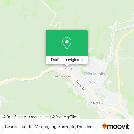 Gesellschaft für Versorgungskonzepte Karte