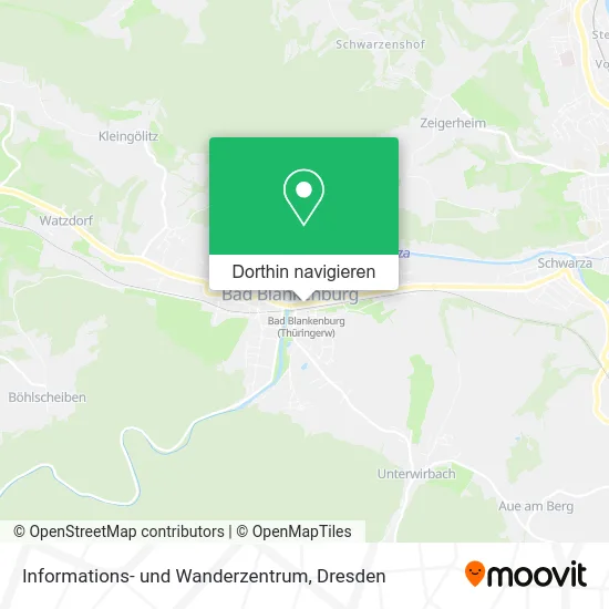 Informations- und Wanderzentrum Karte
