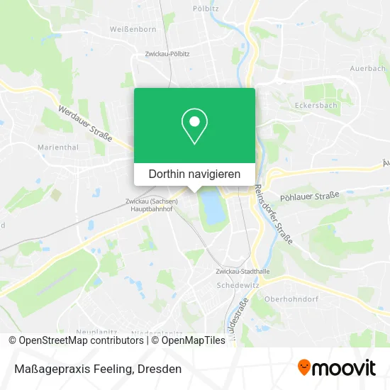 Maßagepraxis Feeling Karte