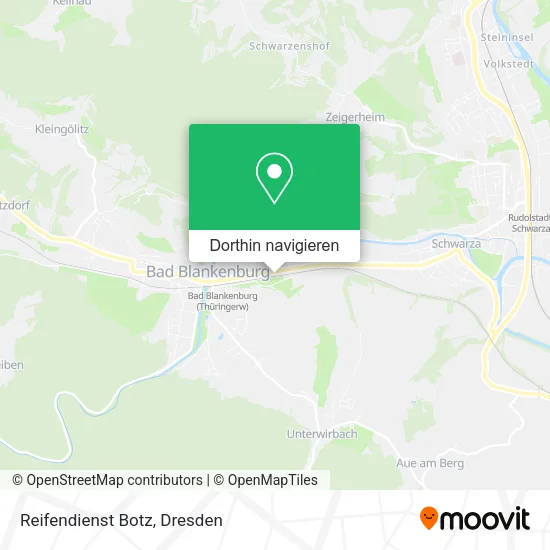 Reifendienst Botz Karte
