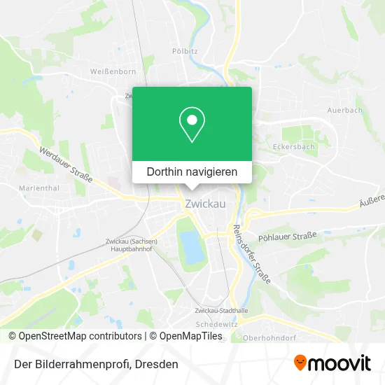 Der Bilderrahmenprofi Karte
