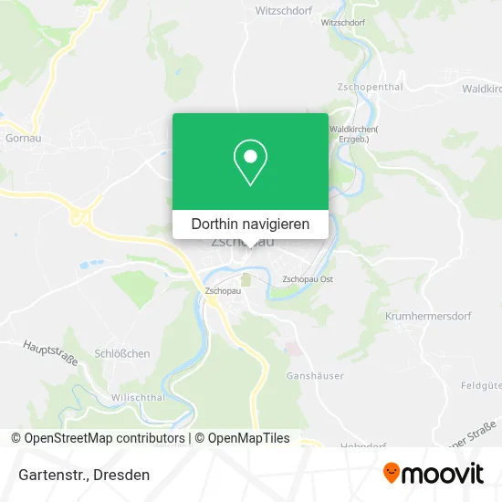 Gartenstr. Karte