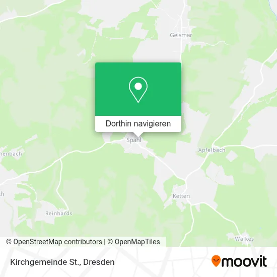 Kirchgemeinde St. Karte