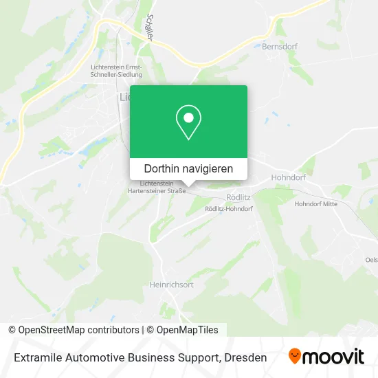 Extramile Automotive Business Support Karte