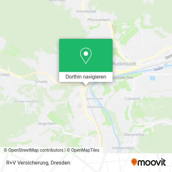 R+V Versicherung Karte