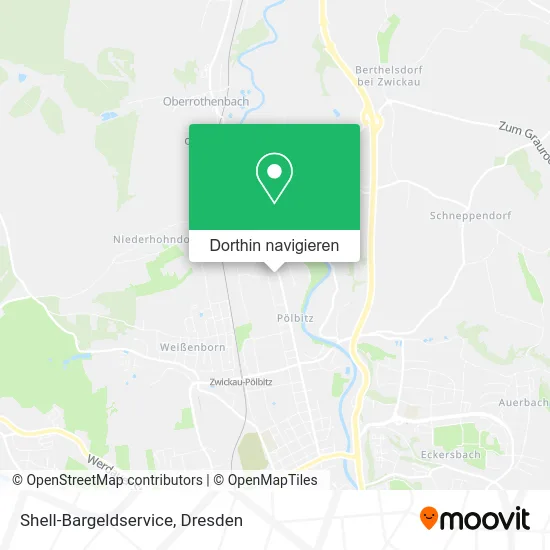 Shell-Bargeldservice Karte