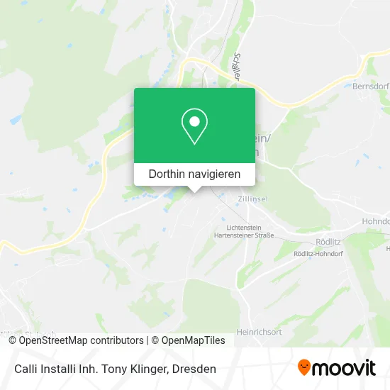 Calli Installi Inh. Tony Klinger Karte