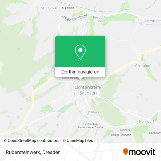 Rubersteinwerk Karte