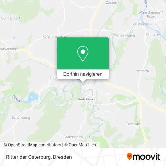 Ritter der Osterburg Karte