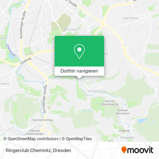 Ringerclub Chemnitz Karte