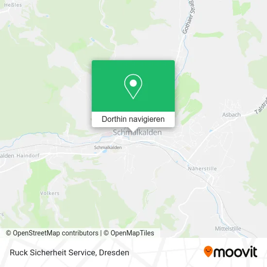 Ruck Sicherheit Service Karte