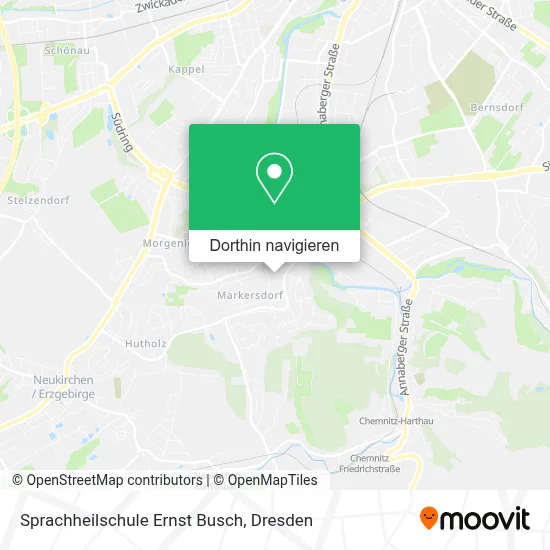 Sprachheilschule Ernst Busch Karte