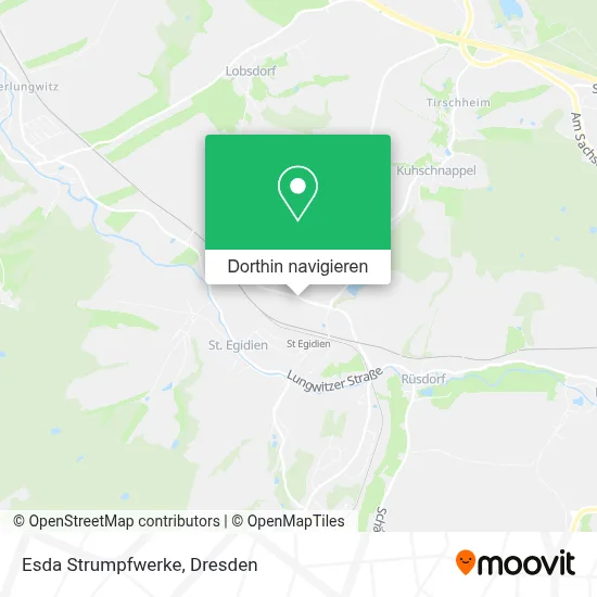 Esda Strumpfwerke Karte