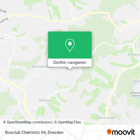 Boxclub Chemnitz 94 Karte