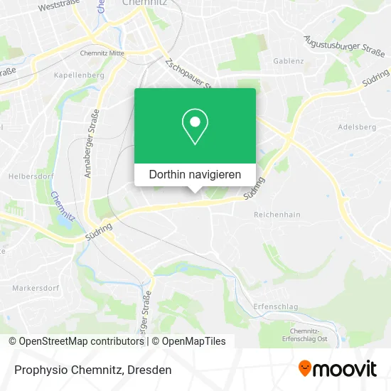 Prophysio Chemnitz Karte