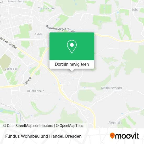 Fundus Wohnbau und Handel Karte