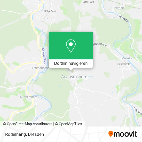 Rodelhang Karte