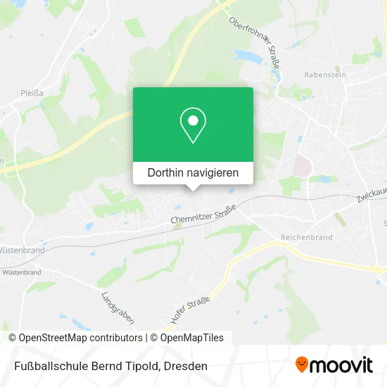 Fußballschule Bernd Tipold Karte