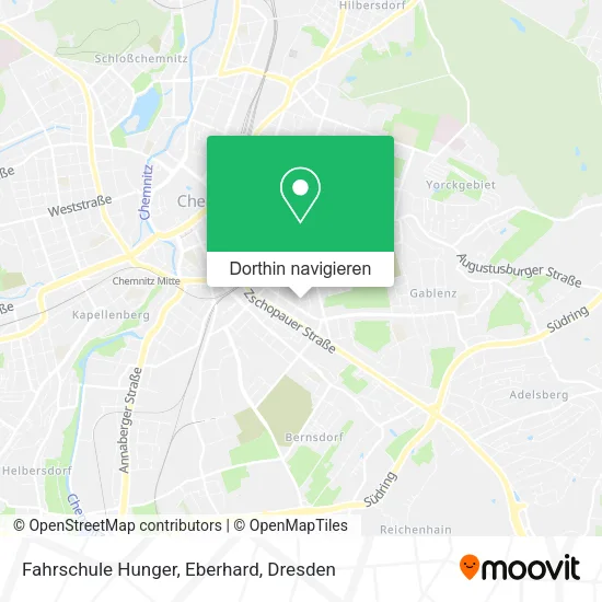 Fahrschule Hunger, Eberhard Karte