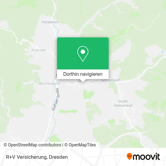 R+V Versicherung Karte